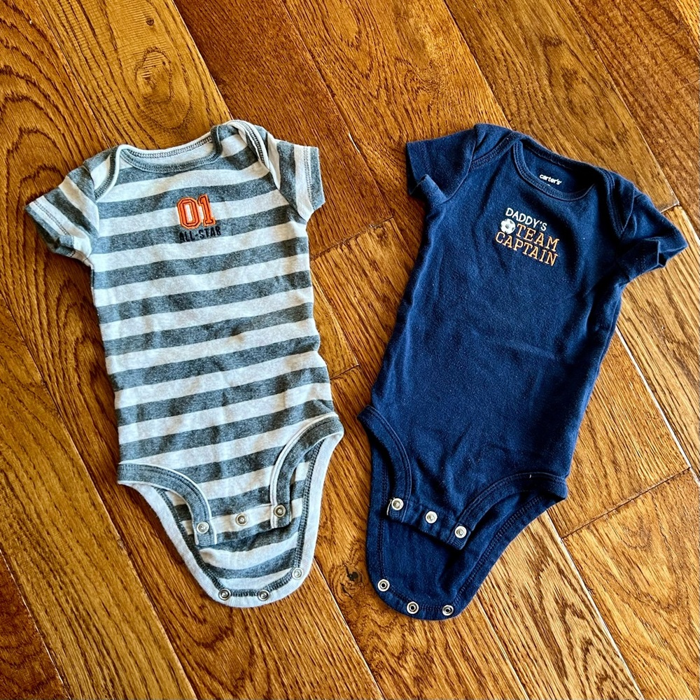 Carter’s 3 month Soccer Onesie Set